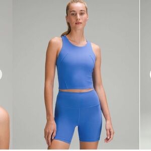 Navy Lululemon Wunder Train Tank Top